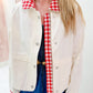 Teacup Gingham Barn Jacket