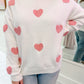 Fuzzy Heart Sweater