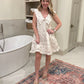 Hana Floral Sailor Collar Mini Dress