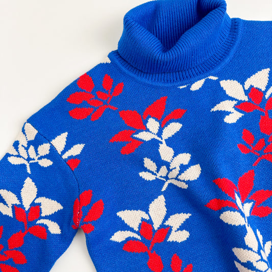 Palmer Floral Turtleneck Sweater