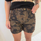 Vintage Floral Denim Shorts