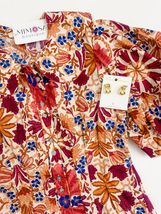 Nina Floral Mini Dress