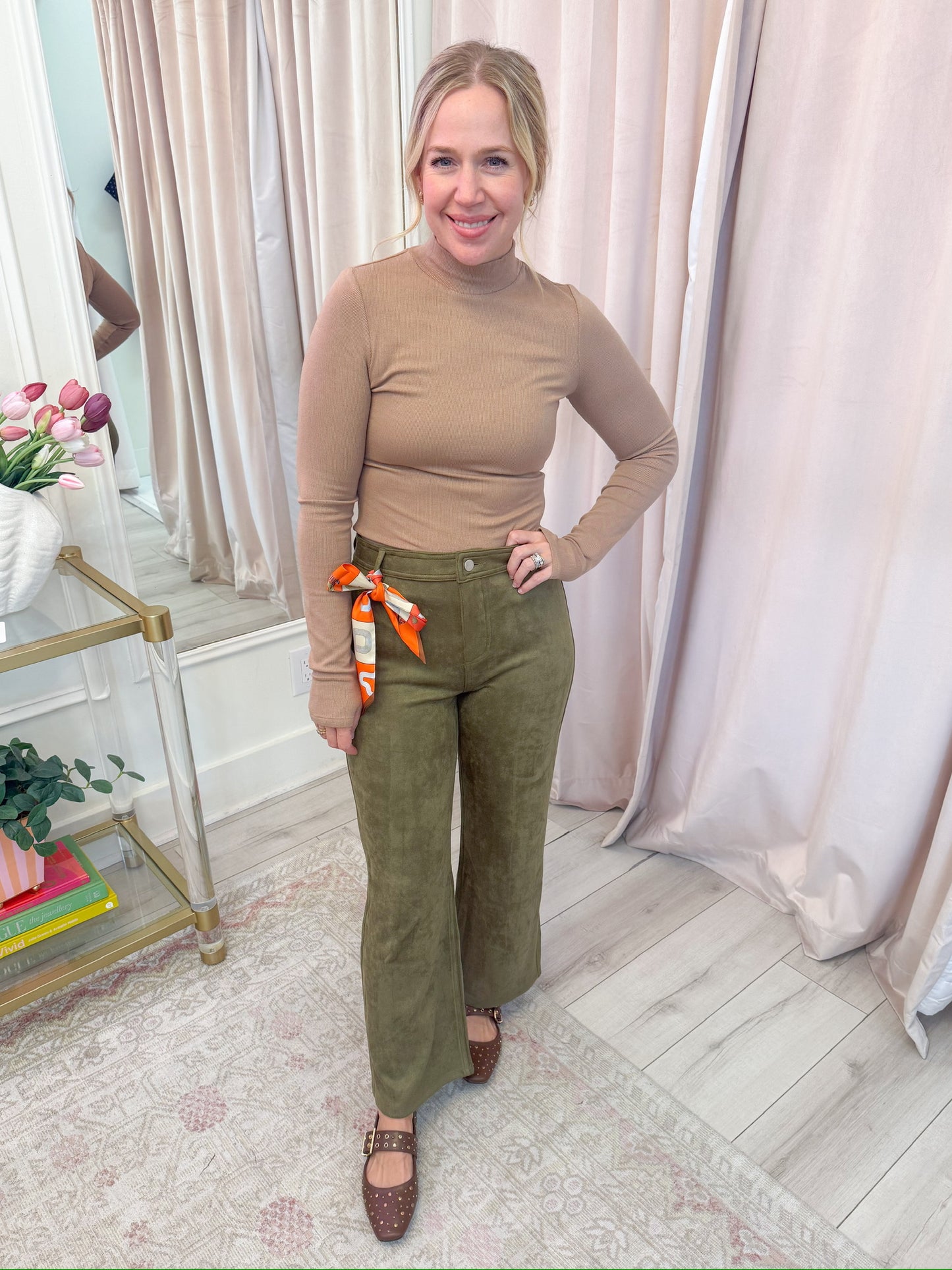 Tuscany Faux Suede Pants
