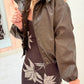 Charlie Faux Leather Balloon Jacket