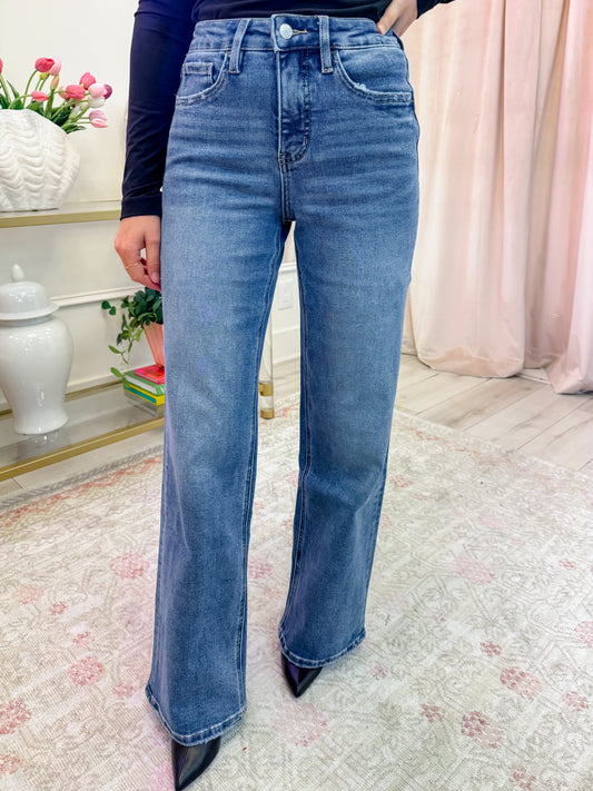 Super High Rise Baggy Wide Jean