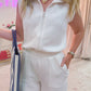 Power Play Quarter Zip Romper