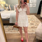 Ella Eyelet Floral Mini Dress