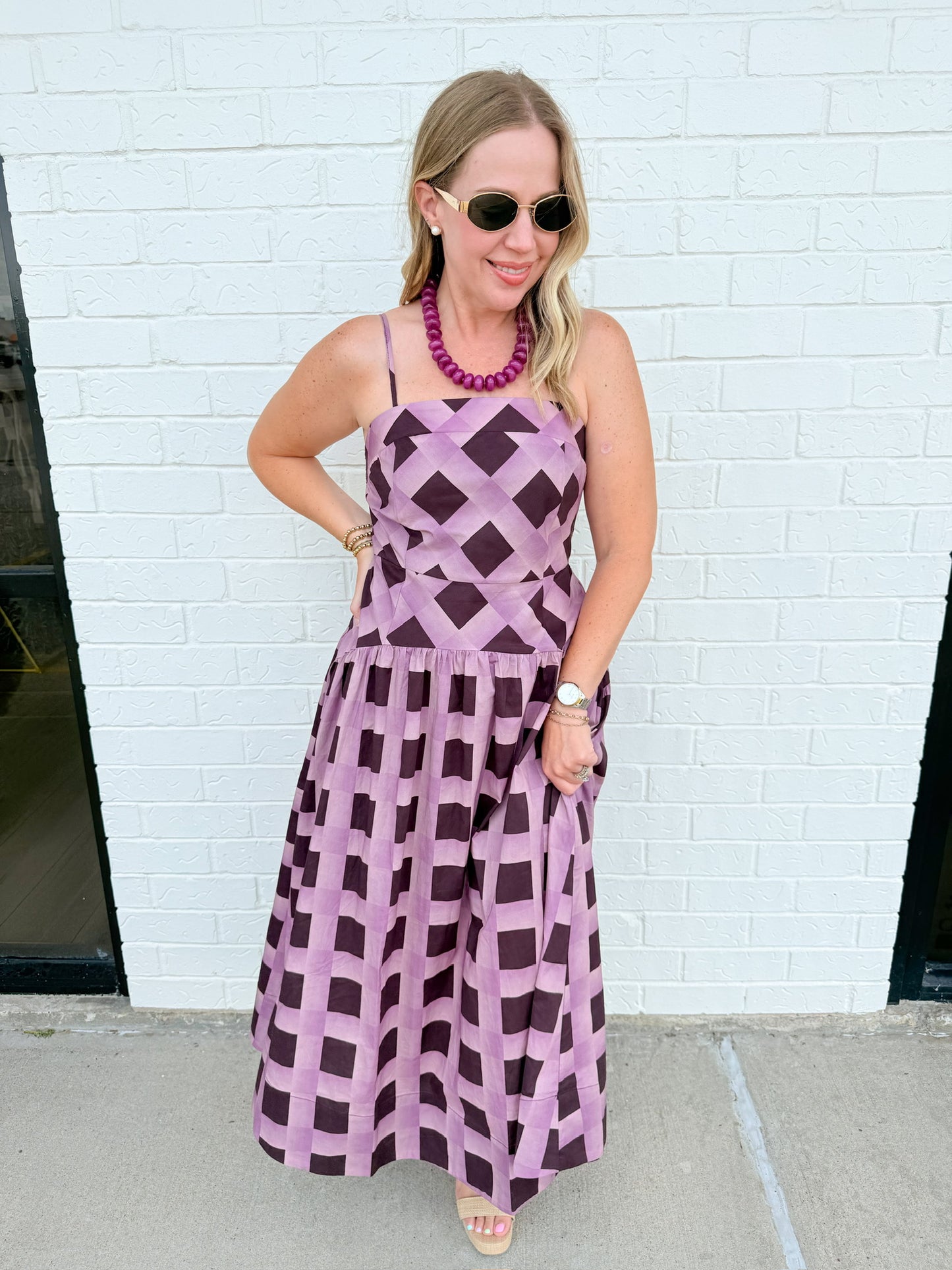 Fall Basketweave Maxi Dress