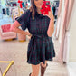 Brook Plaid Ruffle Mini Dress