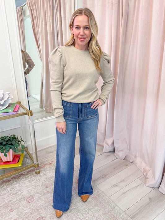 Ashford Puff Sleeve Sweater