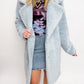 Marquee Lights Faux Shearling Coat
