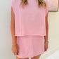 Mineral Wash Open Back Tee
