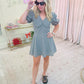 Georgie Gingham Collared Mini Dress