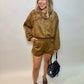 Suede Floral Textured Jacket