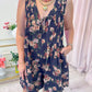 Rose Garden Stone Washed Romper