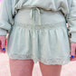 Retreat Cotton Terry Mini Skirt