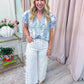 Bow & Go Crop Wide Leg Jean