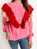 Lovey Dovey Ruffled Sweater