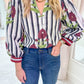 Dahlia Stripe LS Blouse