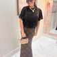 Black Lace Blouse