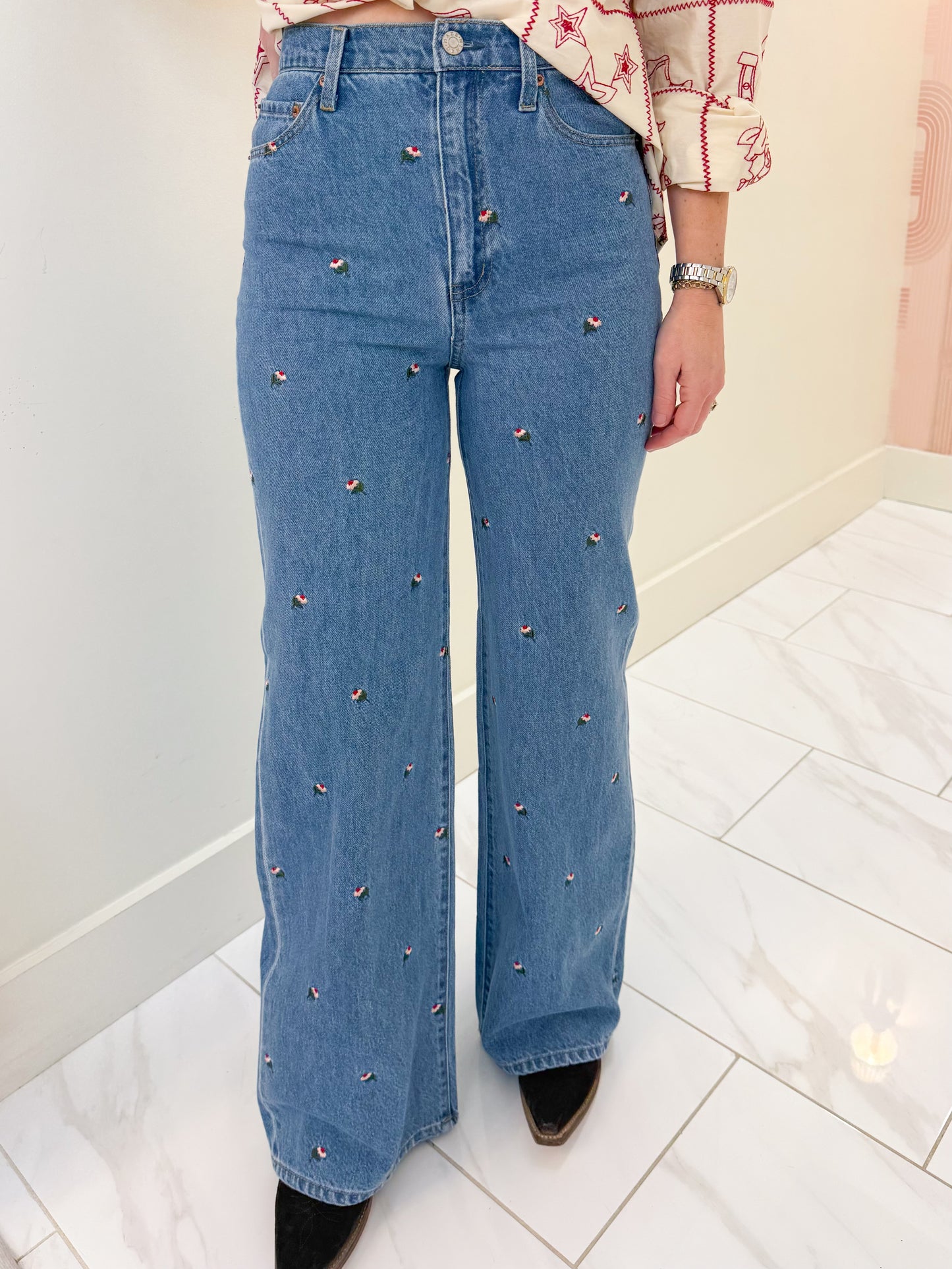 Far Out High Rise Wide Leg Fated