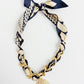 Arlo Chain Woven Scarf Necklace