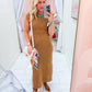 Wandering Intricate Knit Midi Dress