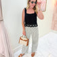 ZS Charlene Embroidered Linen Top