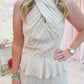 Kosta Stripe Twist Top