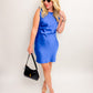 Jaclyn Draped Back Cocktail Dress
