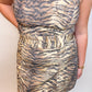 Leah Tiger Stripe Mini Dress