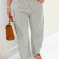 JBD Stripe Barrel Jean with Seams
