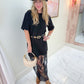 Lace Bottom T-shirt Dress