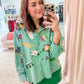 Gingham Mardi Gras Icon Top