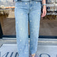 Fianna Embellished Slim Barrel Jean