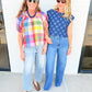 Harbor Plaid Frances Top
