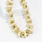 Ivory & Gold Disc Necklace