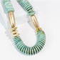 Turquoise Disc Necklace