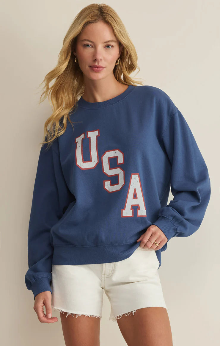 ZS Americana Boyfriend Sweatshirt