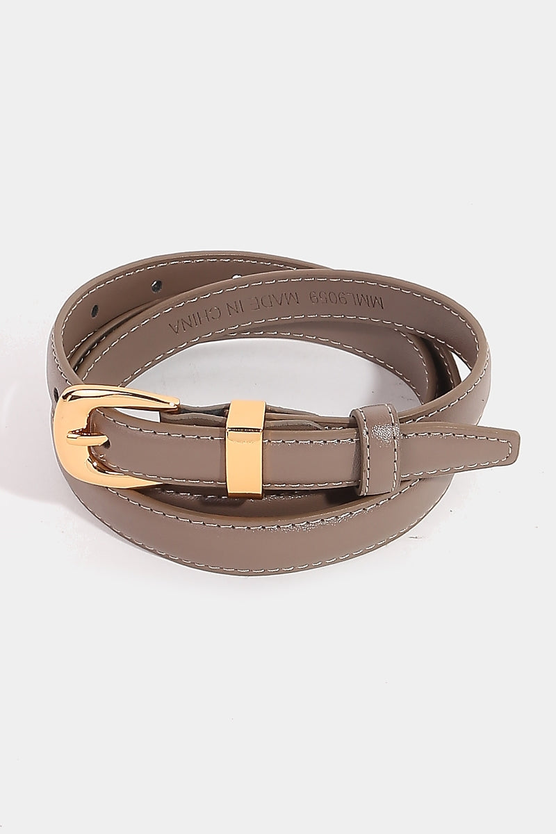 Thin Leather Belt