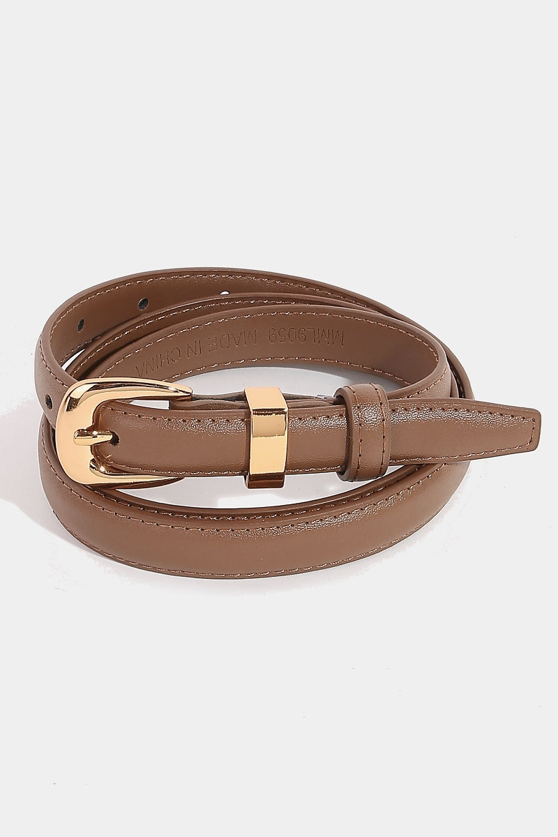 Thin Leather Belt