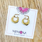 Twisted Gold Hoops