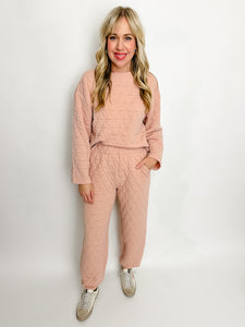 Stay In Quilted Lounge Pant