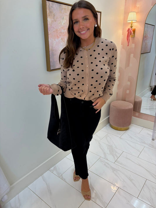 Falling For Polka Dots Cardigan