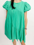 Cassandra Bubble Sleeve Mini Dress