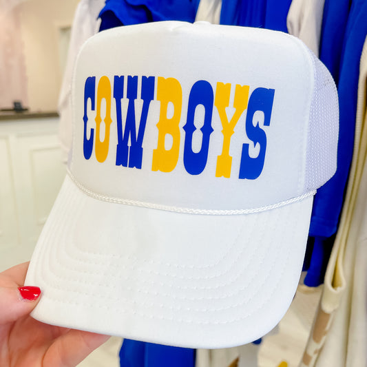 Cowboys Foam Trucker Hat