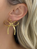 FB Gifted Bow Statement Earring