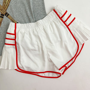Track Star Side Pleat Shorts