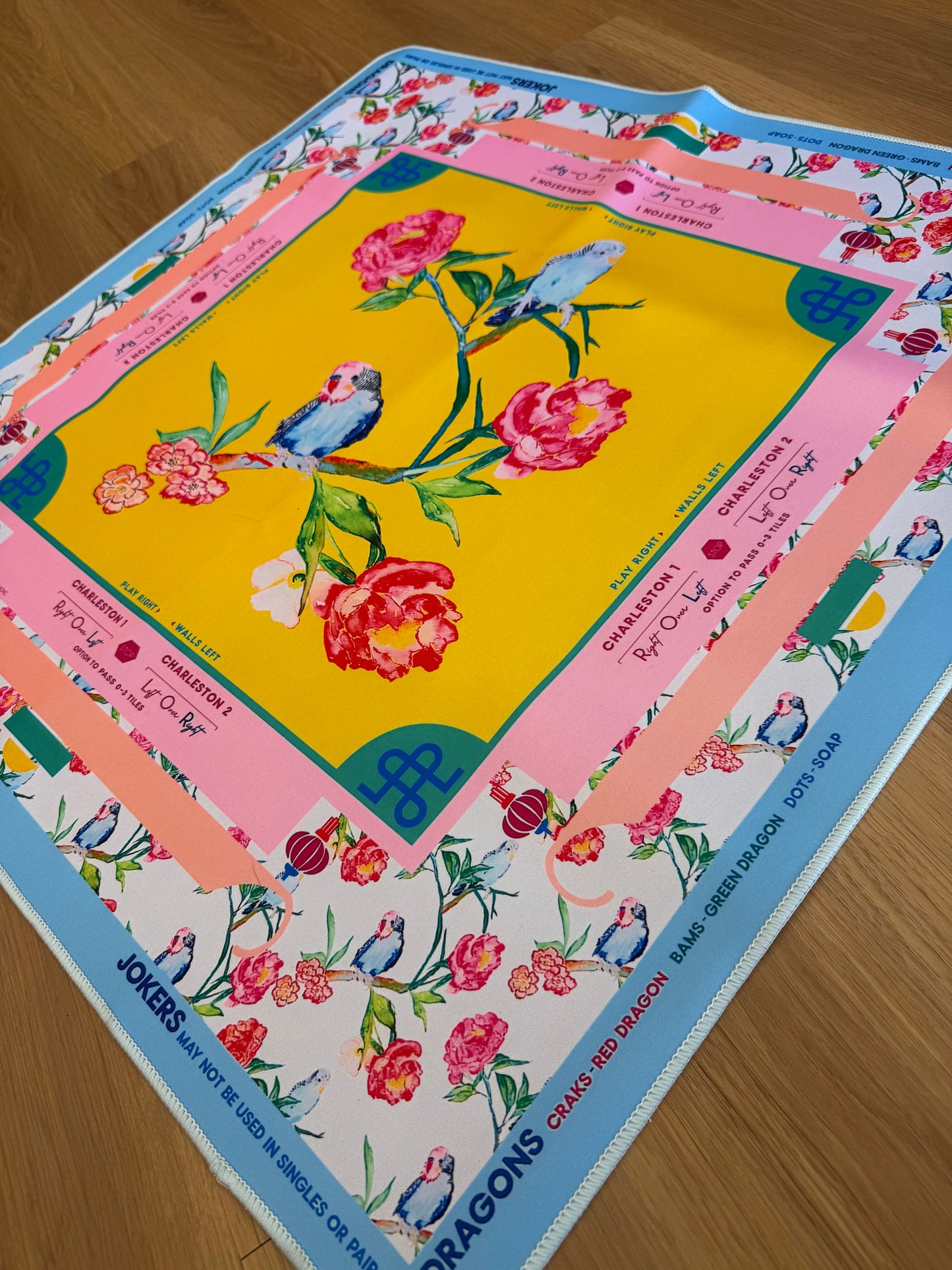 Song Bird Mahjong Mat