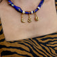 Gameday Knotted Scarf Bubble Charm Necklace
